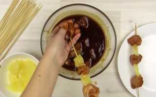 Шашлык из курицы в духовке — 9 рецептов приготовления на шпажках